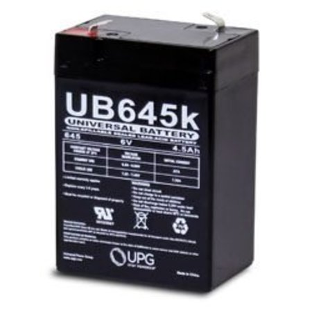 ILB GOLD Mobility Chair Battery, Replacement For Power Sonic PS-640-F1 PS-640-F1